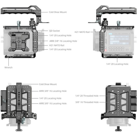 SmallRig 5281 - zestaw z klatką do Blackmagic PYXIS 6K / 12K